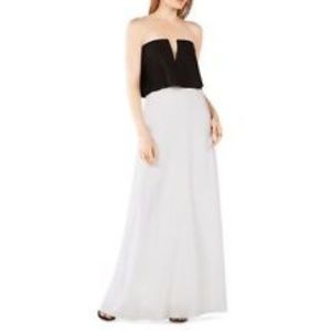 BCBGMAXAZRIA ALYSE STRAPLESS MAXI DRESS SIZE 2